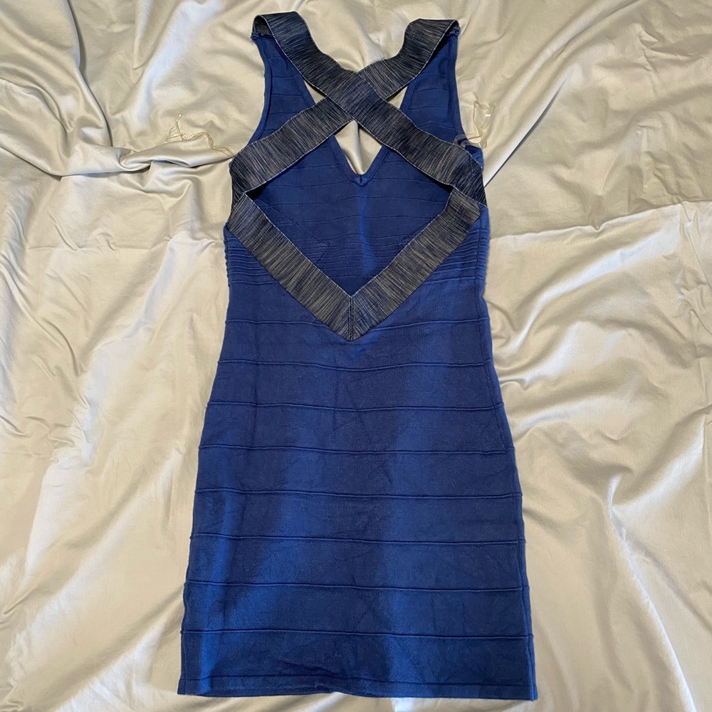 Blue Bandage Dress